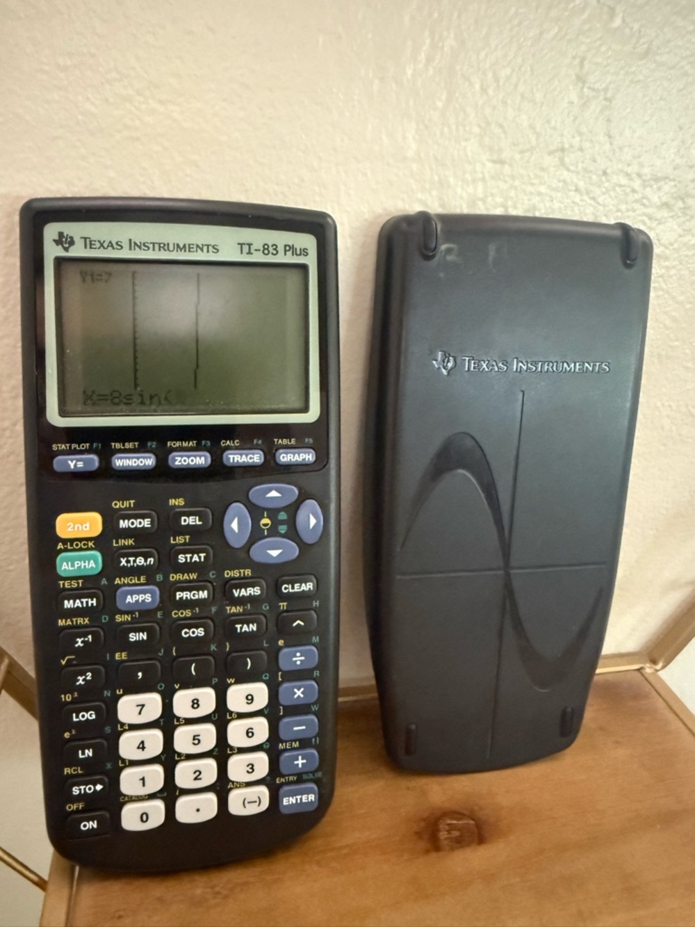 Texas Instruments TI-83 Plus Graphing Calculator Math School College Office Work